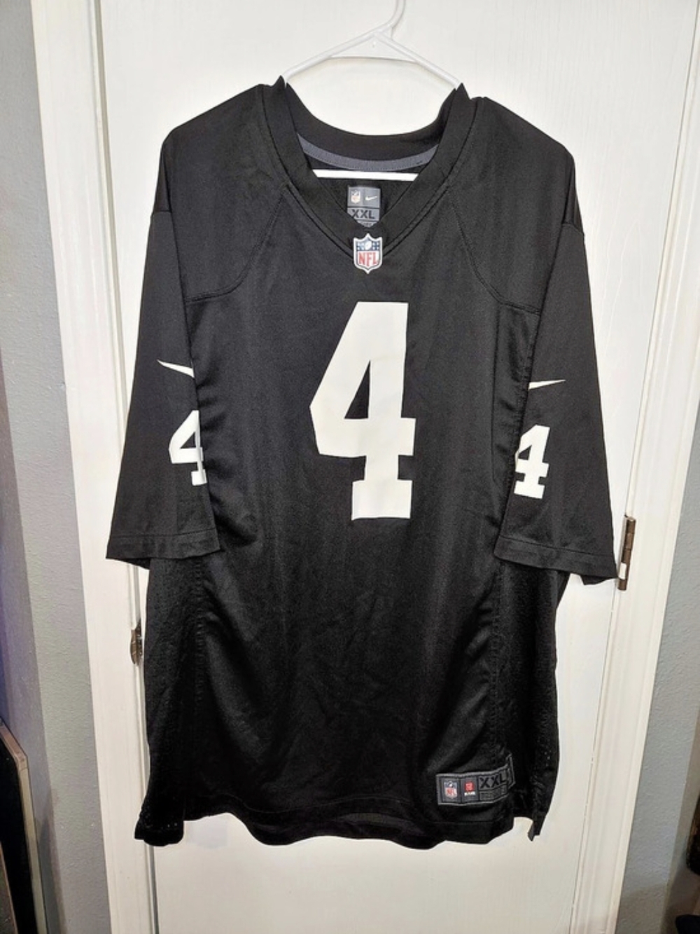Nike Derek Carr #4 Raiders jersey XXL Black & White